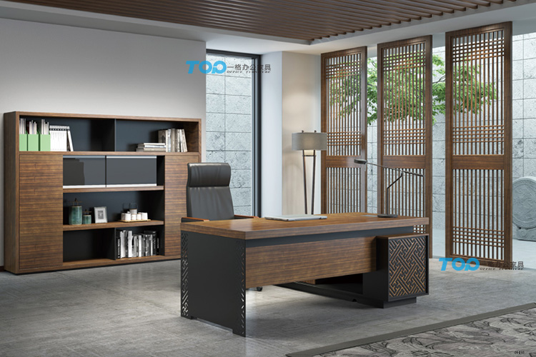 現代老板桌表面光滑