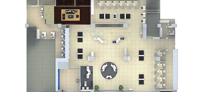 建設(shè)銀行辦公家具效果圖