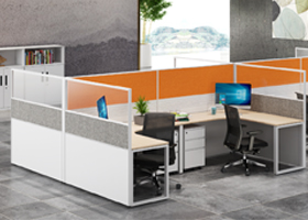 C字型屏風辦公桌